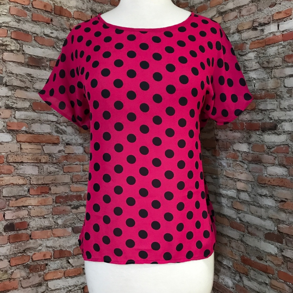 POLKA DOT BLOUSE